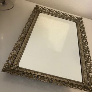 Lovely Vintage Mirrored Tray Mirror